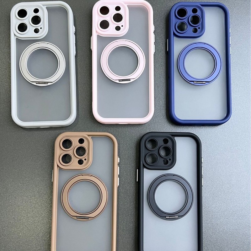 iPhone16 ツーインワン磁気ホルダー携帯電話ケース 360 度 Apple 15 ハードウェア回転ホルダー PC ポイントシェル|undefined