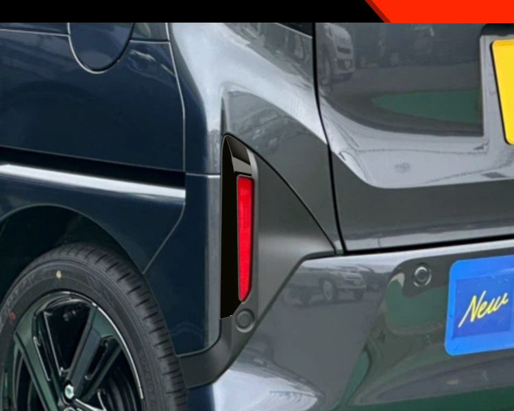 Suitable for Daihatsu 25 Model Move Modified Rear Bumper Fog Light Decorative Strip Sticker Car Exterior Accessories