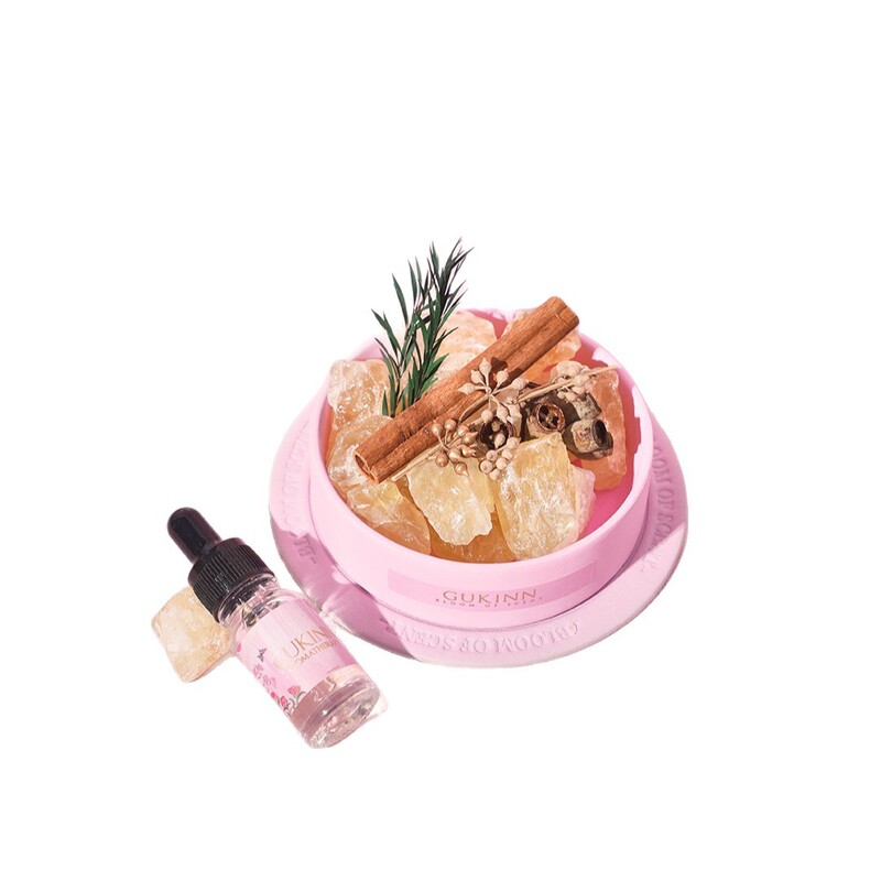 粉色香薰晶石干花香薰摆件礼盒高级感卧室香氛生日伴手礼新婚礼物|undefined