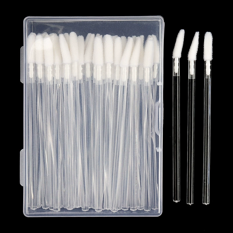 Nylon long lipstick, brush, 50 pieces