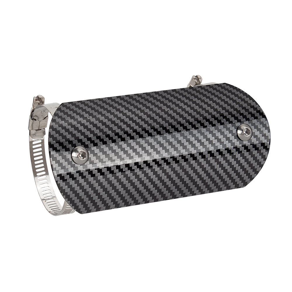 Motorcycle Accessories Exhaust Pipe Modified Heat Shield Cover Sc Electroplated Blue Middle Heat Shield Bend Pipe Heat Shield Universal