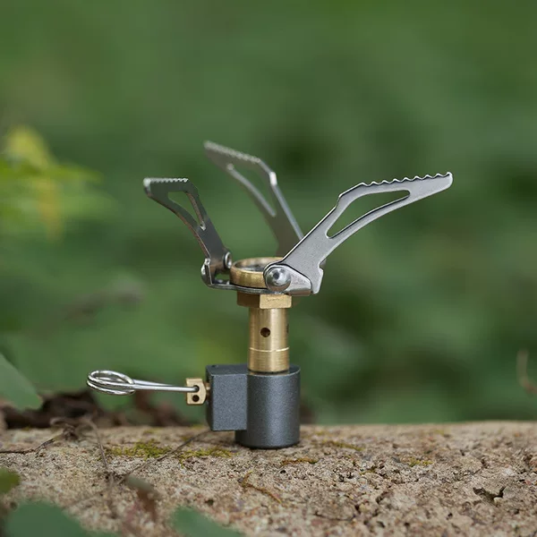 Outdoor Aluminum Alloy Mini Hob Portable Foldable Stove Picnic Camping Hob Multi-function Pocket Hob