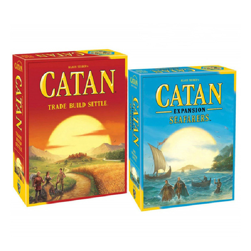 Cross-border English CATAN Island Strategy Board Game CATAN Multiplayer Interactive Adult Educational Leisure Toy Game Card