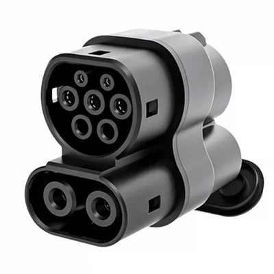New Energy Electric Vehicle Charging Adapter 250A American Standard Fast Charging to European Standard Ccs1 to Ccs2