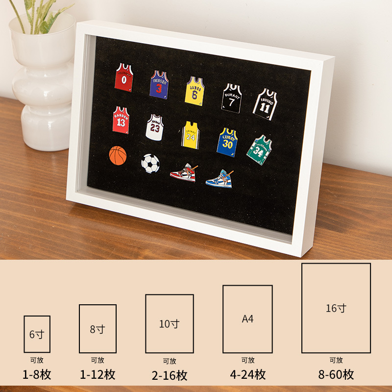 Trắng (rỗng 5cm) / 6 inch [đường kính trong 10,2*15,2 cm] tấm nỉ đen miễn phí