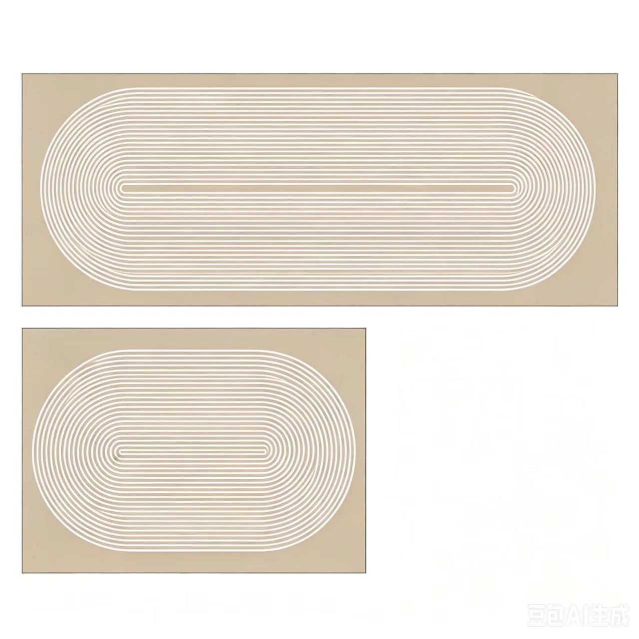 Diatomaceous earth bath mat, modern and minimalist design, non-slip, with decorative lines, suitable for home bathrooms and entryways, easy to clean and absorbent