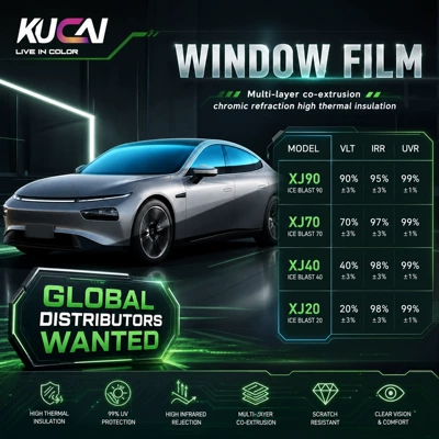 Factory Direct Sales Car Solar Film, Heat Insulation Film, Car Window Nano Ceramic Magnetron Sputtering High Heat Insulation Anti-Uv Film (Automotive Film)