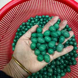 跨境天然玉石水晶小鸡蛋摆件紫粉水晶原石矿标亚马逊复活节彩蛋