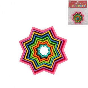 Magic Circle (1 Pack) Radish Tower Ring Spiral Octagonal Star Magic Star Three-dimensional Stacking Music for Export Only