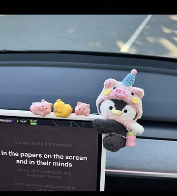 Decoration Creative Car Accessories — Car ornaments - penguin-combination