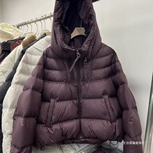 欧货泡芙款羽绒棉服女款2025冬上新连帽韩系日常加厚0压感防寒服