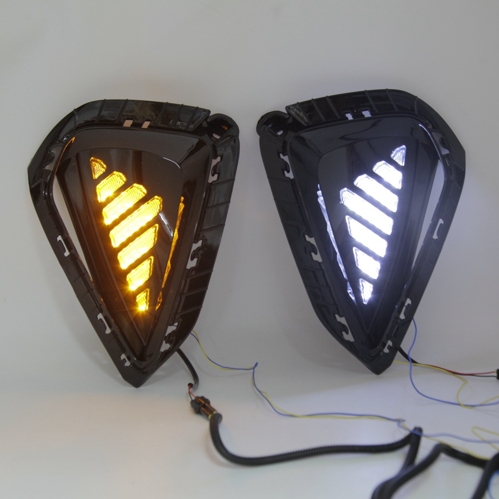 Aplicable a 23 - 24 Kia K3 luz diurna luz de niebla delantera LED luz cerato Forte de día