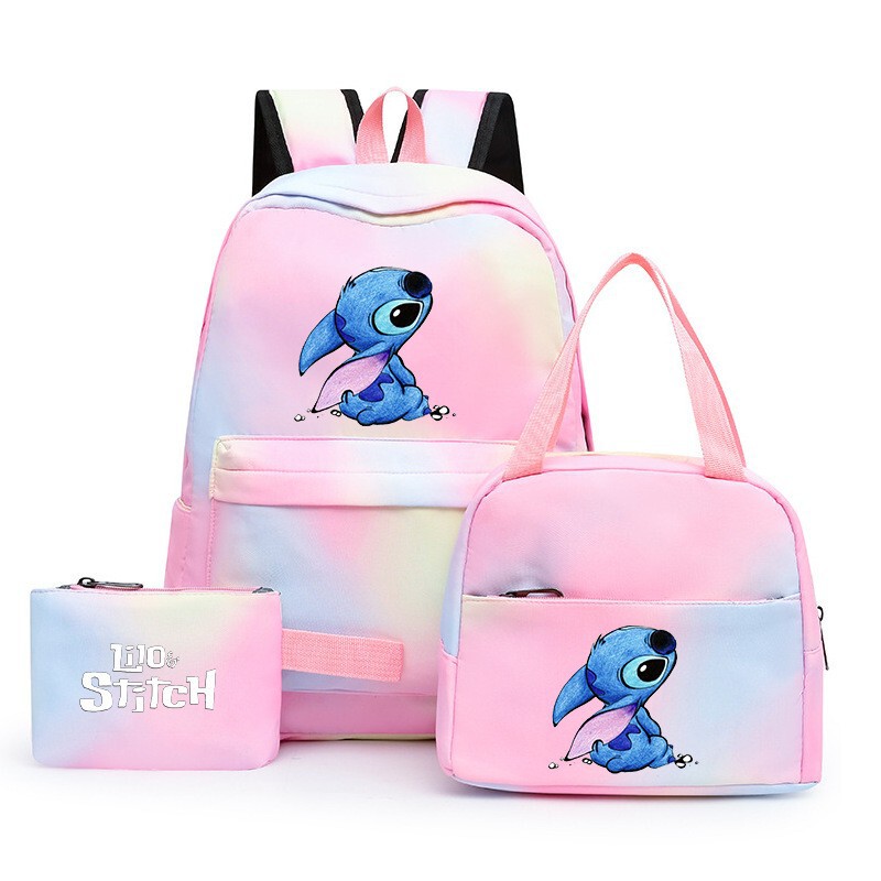 Cross-Border Three-Piece Backpack, Youth Student School Bag, Lunch Bag, Three-Piece Set for Men and Women Cross-Border Three-Piece Backpack, Youth Student School Bag, Lunch Bag, Three-Piece Set for Men and Women