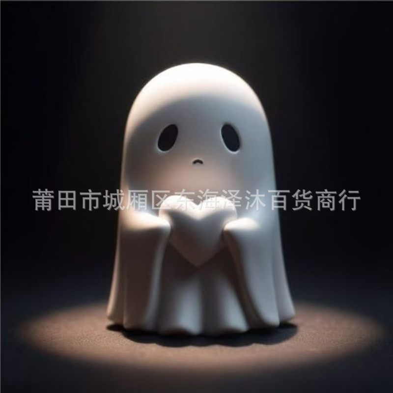 クロスボーダーゴーストペンホルダーオフィスホームデスクトップかわいい小さな装飾品 3D 装飾品ハロウィンギフトクリエイティブギフト|undefined