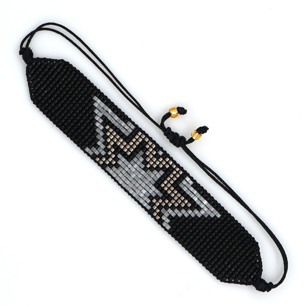 rivet multi-layer Miyuki bead woven star ethnic style bracelet set wholesale jewelry Nihaojewelry
