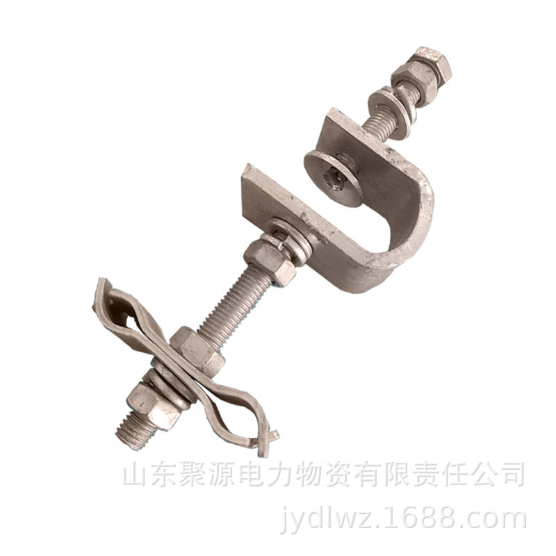 OPGW光缆角钢塔用引下线夹 光缆固定金具