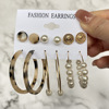 Metal retro earrings, fashionable advanced set, suitable for import, European style, high-quality style, wholesale