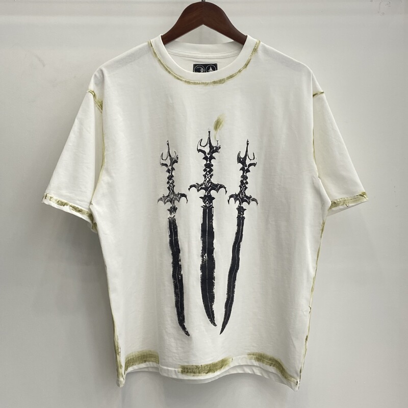クロスボーダー新型暴徒クラブTHUG CLUBアメリカレトロ半袖水洗いして古い上着tシャツを作ります。|undefined