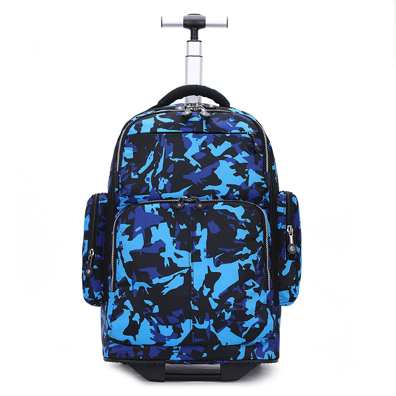 Mochila de una sola pieza de la carretilla de la entrega para los estudiantes de la escuela primaria y secundaria que suben las escaleras Muchachas de los muchachos de la capacidad grande 8-16 años los estudiantes de la escuela secundaria