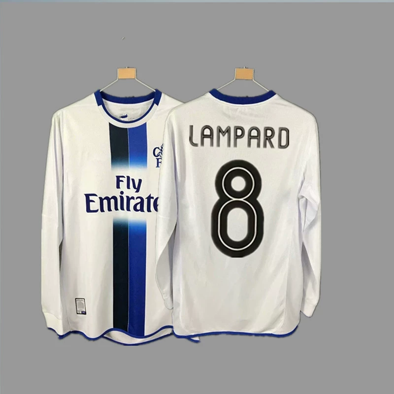 Retro jersey long-sleeved football uniform Lampard Robber Bartres Hazard Inzagi Piero Zidane