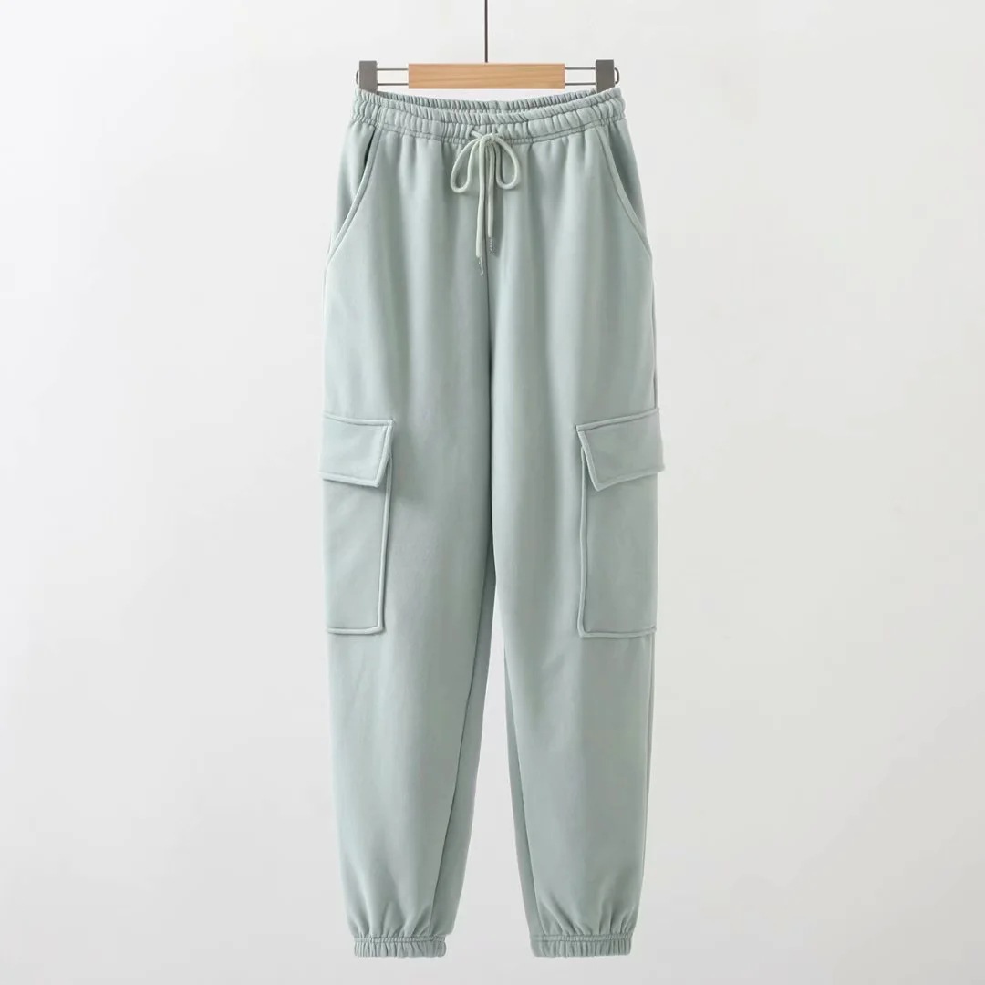 Autumn/winter new plus velvet sweatpants NSAC20142