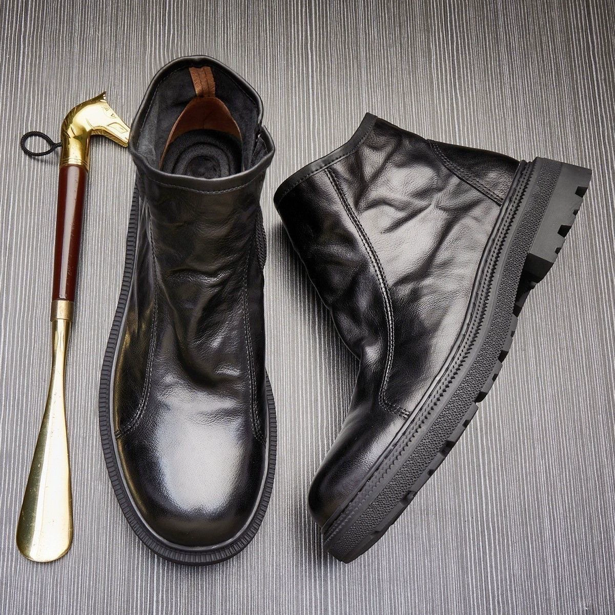 Мужские сапоги Martin 2024 Летний кожаный слой из коровьей кожи