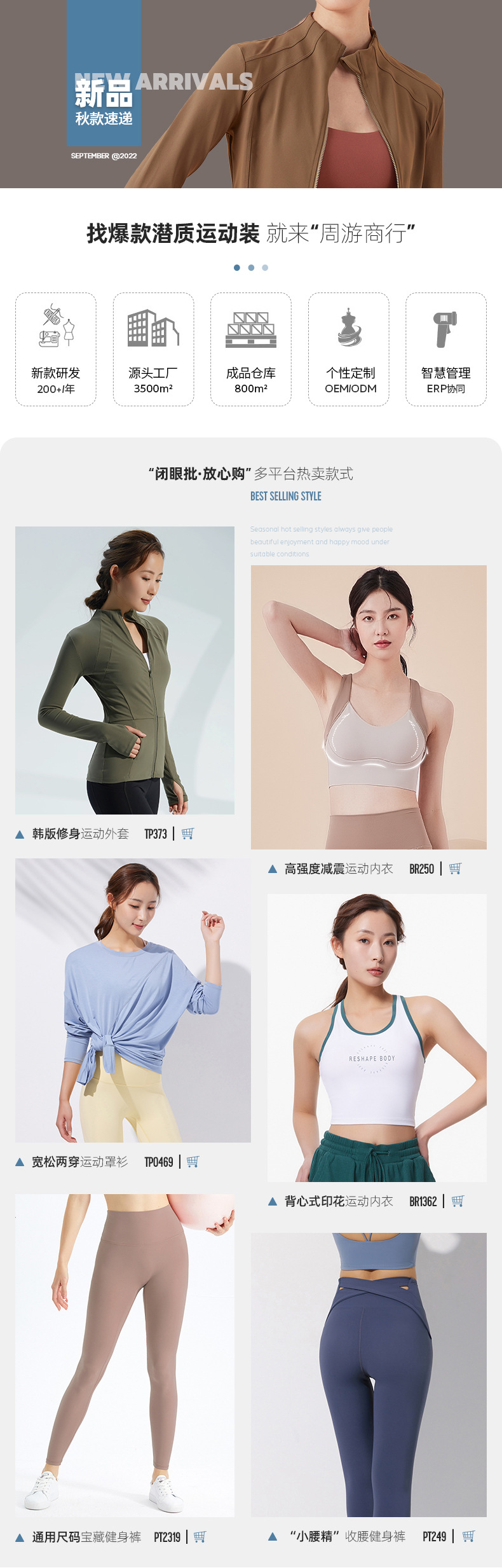 2022秋冬瑜伽服女外套立领拉链运动显瘦速干修身健身服长袖运动服详情1