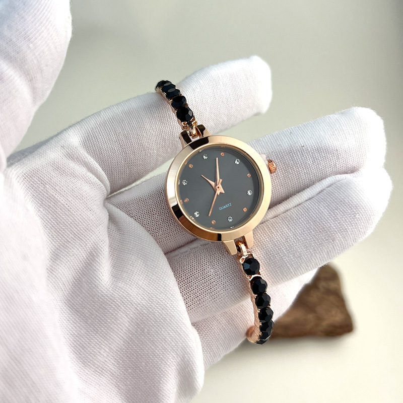 Women's Quartz Watch Colorful Diamonds Bracelet Style Elegant_voghion.com