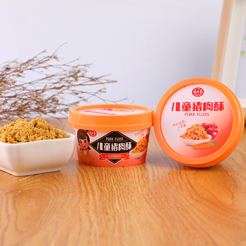 Seasoned Pork Chicken and Beef Snacks 30g Wholesale Children's Meat Floss Leisure Food Supermarket Group Buying Meat Snacks