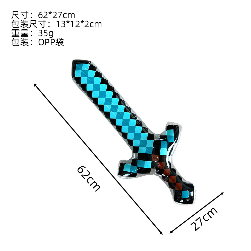 Small mosaic, blue sword