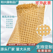 PE六角八角眼笪环保藤网耐磨耐候跨境热销酒店家具装修专用编织料