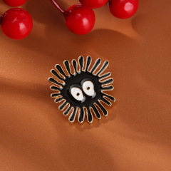 日韓卡通胸針ins 卡通可愛毛球金屬胸針外套筆袋背包個性百搭配飾