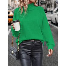 L 94489 Solid color loose turtleneck ��ɫ���ɸ��Ië��