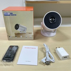 HY300mini クロスボーダー同一画面ホームマイクロポータブルプロジェクター HD ホームワイヤレス有線小型携帯電話