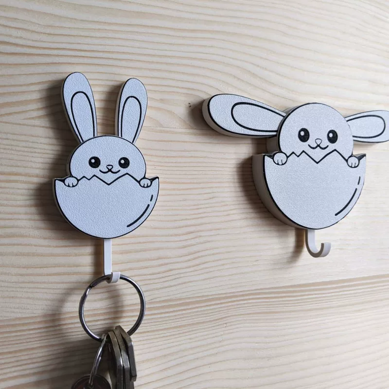 Кросс-бордерный новый настенный держатель ключей WALL KEY HOLDER BUNNY настенный кролик брелок A40