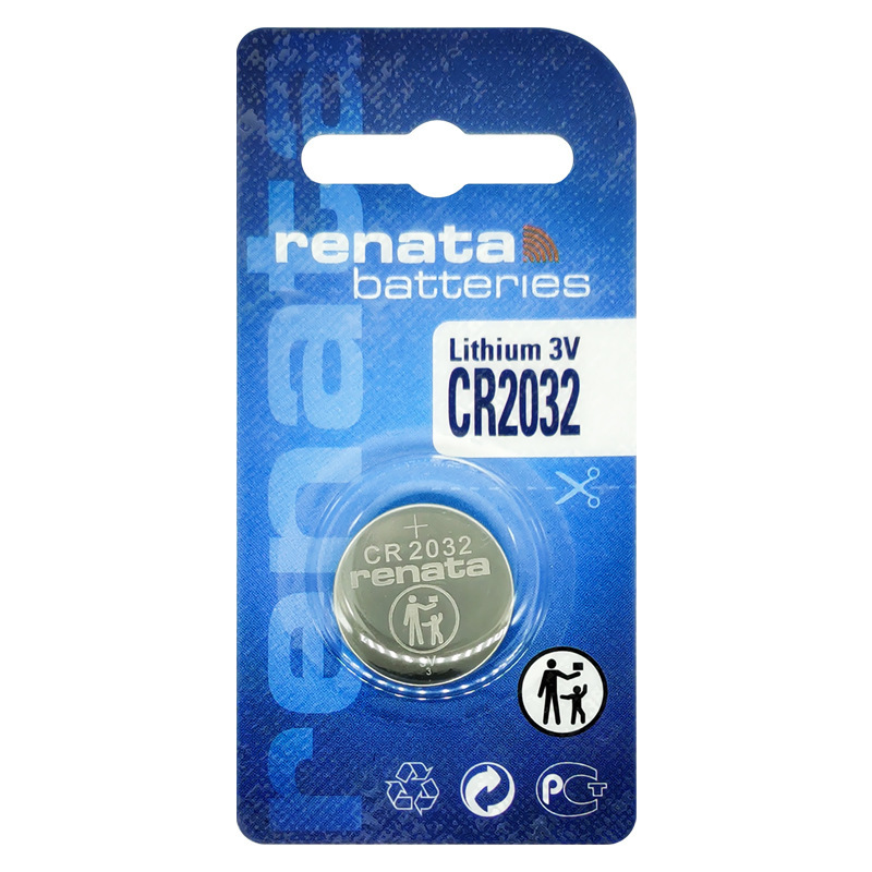 Renata瑞士CR2032 2025 2016纽扣电池3V锂电池 主板遥控钥匙电池