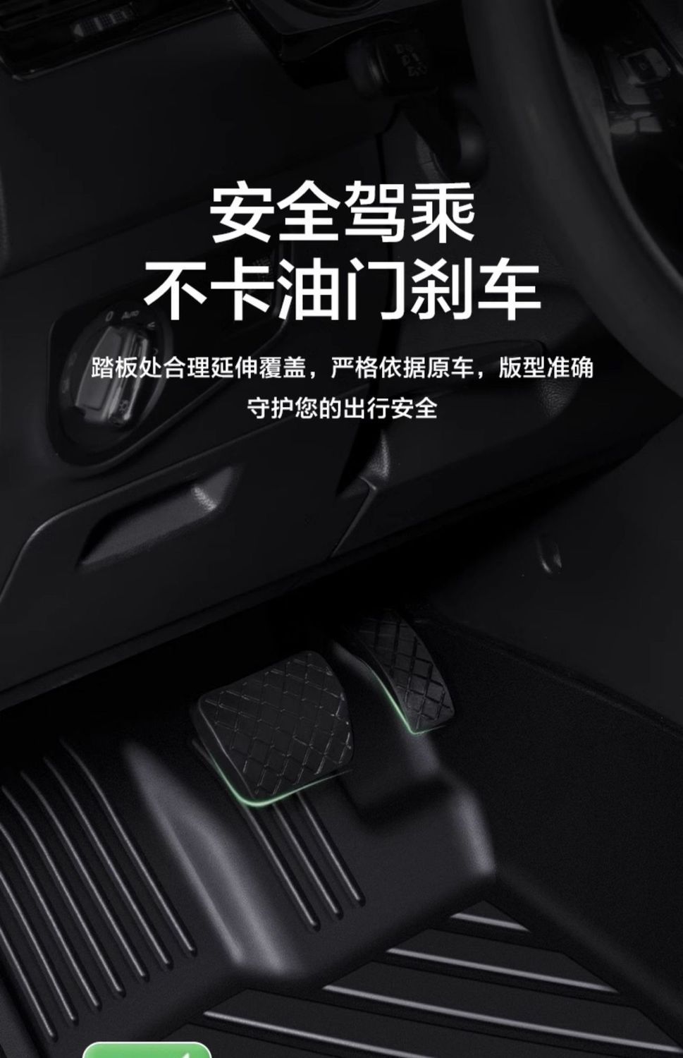 Suitable for Toyota Corolla Foot Mat Surrounding 14-24 Modified Interior Special Accessories TPE Car Foot Mat