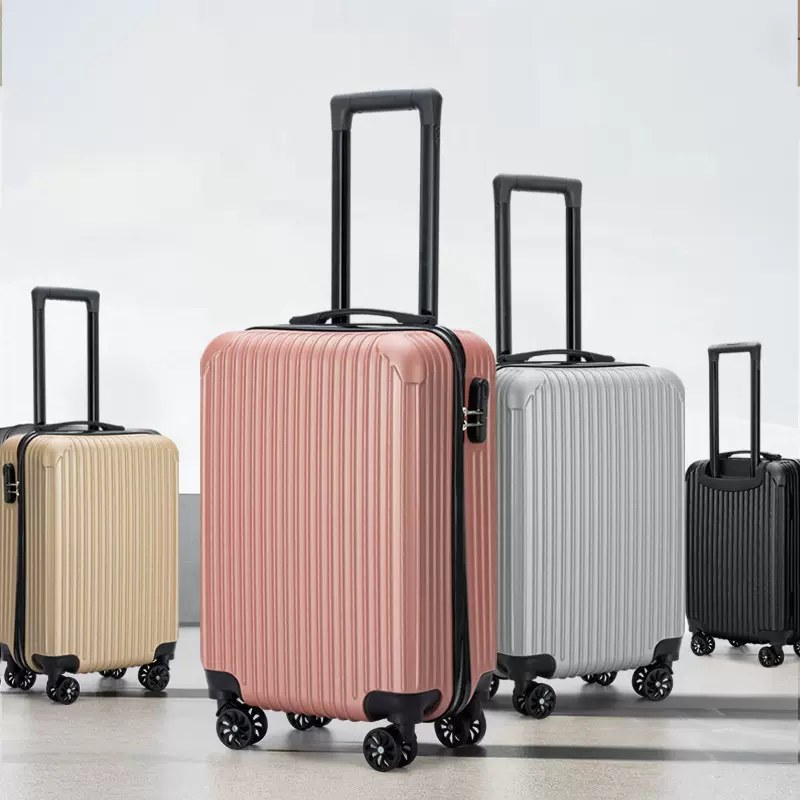 批发20寸拉链行李箱24寸旅行箱万向轮密码拉杆箱活动礼品登机箱