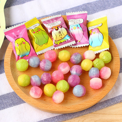 Imported Fanquei Candy, Japanese Candy, Assorted Fruit Flavors, Gilded Bird Cage Candy, White Peach Soda, Fruit Hard Candy, Happy