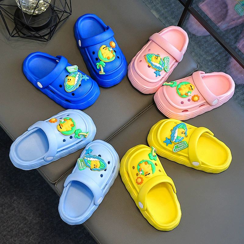 Пещерная обувь для детей летних мужчин и женщин новые милые холодные тапочки Баотоу