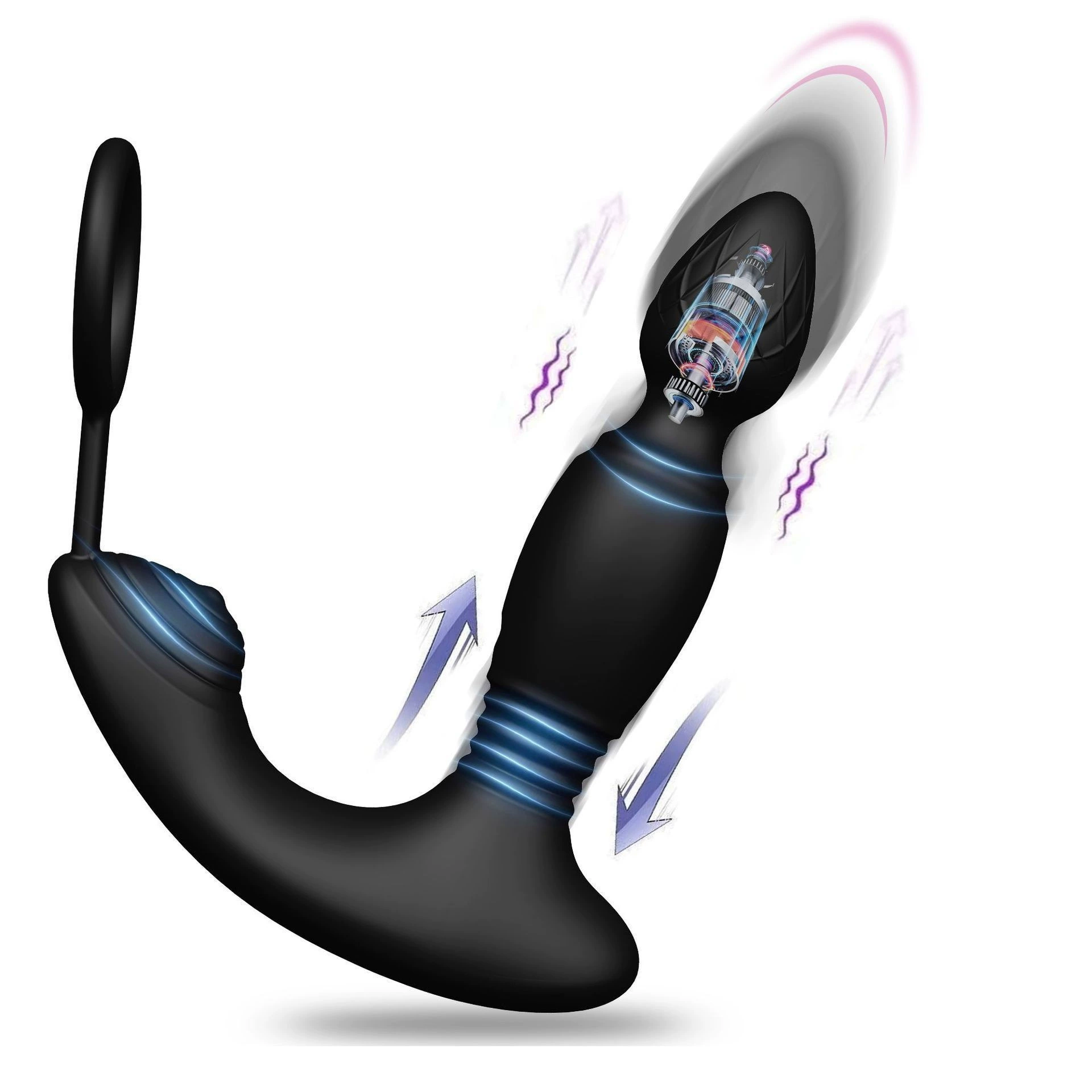 Men's Prostate Massager, Vibration with Remote and APP Control, Waterproof Rechargeable