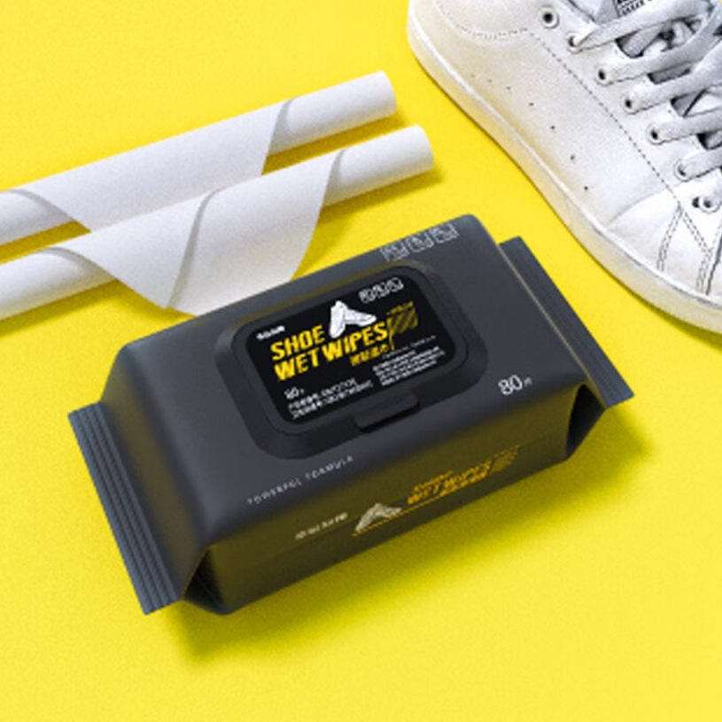 Disposable White Shoe Polishing Wipes, No-wash Stain Removal, Sports Shoe Cleaning Agent, White Shoe Decontamination and Whitening