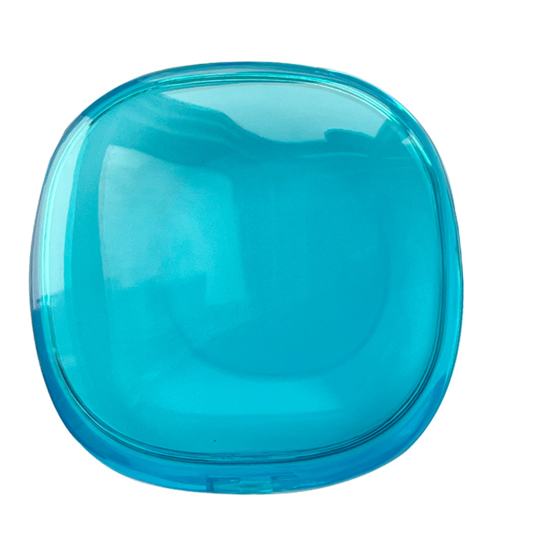 Corrección de retención caja de almacenamiento portátil dientes falsos oral invisible corrector con tirantes transparente blanco