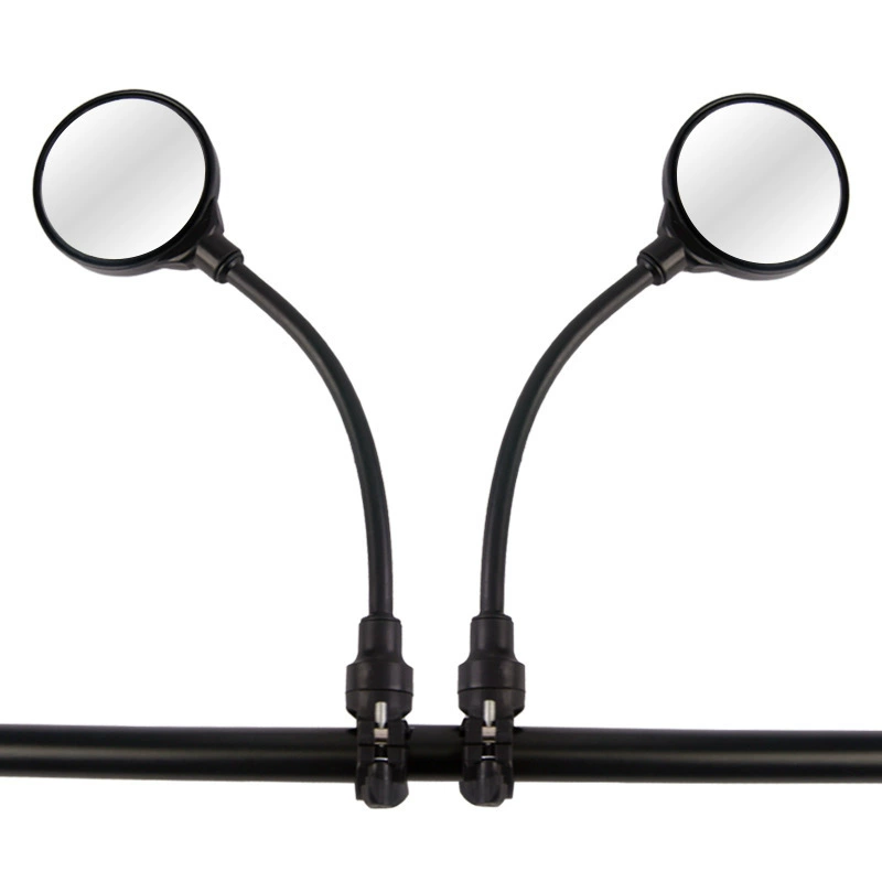Retroreflective bike, rear view mirror