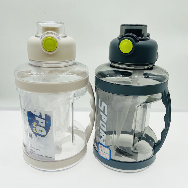 Yili Ton barril taza de la aptitud 2200ml deportes al aire libre hervidor plástico gran capacidad portátil al por mayor