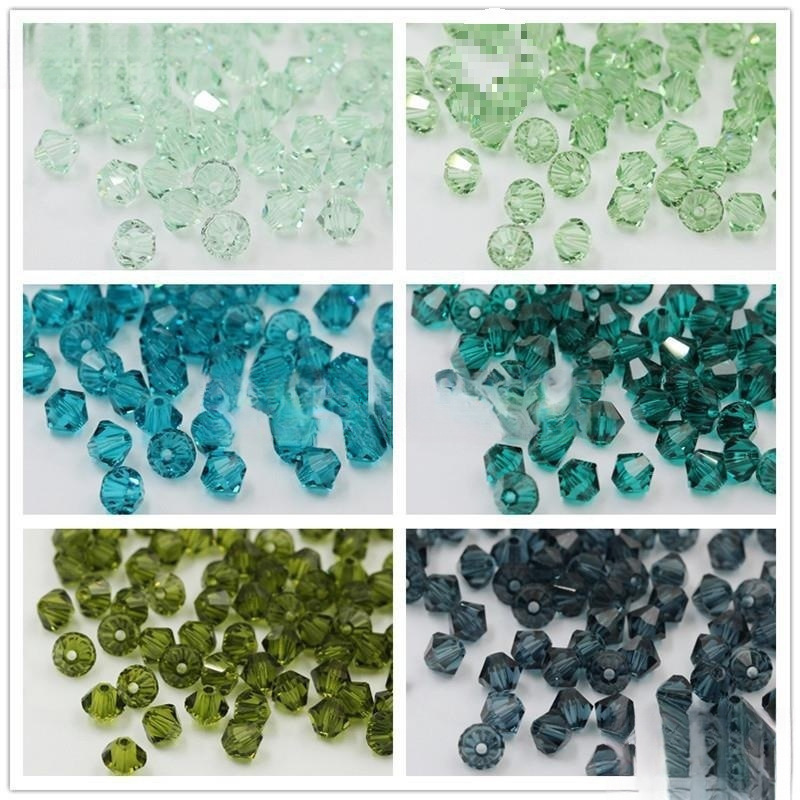 元素水晶DIY串珠隔珠5328（5301）菱珠—4MM散珠