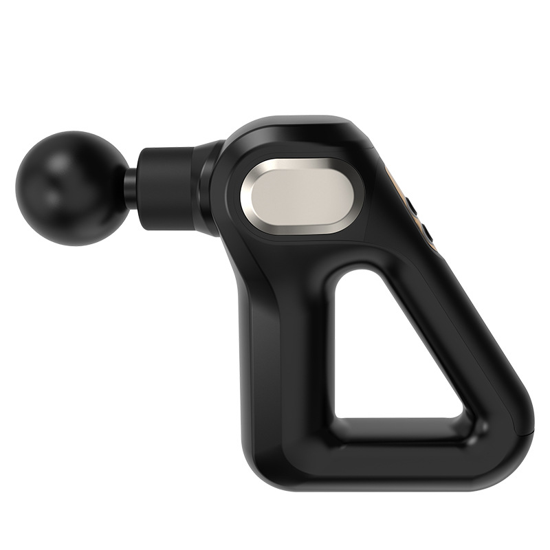 Pistola de masaje triangular transfronteriza de alta gama para terapia de relajación muscular y ejercicio físico, masajeador de cuello con vibración.