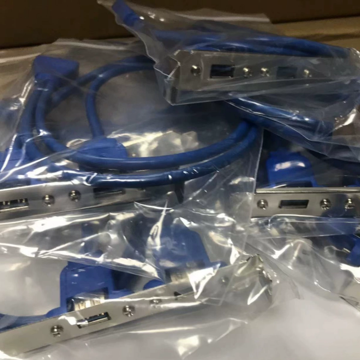 USB3.0 передняя панель провод с ушным бампером 19 пин/20пин на 2 U3 ротор DIY корпус