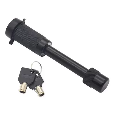 Car anti-trailer latch lock off-road anti-theft latch lock yacht lock wall fixing accessories RV hook lock trailer lock (Car lock) - black-model