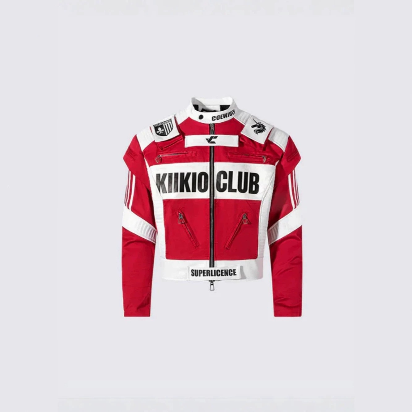 26 New Cross-Border K1E Autumn Product Versatile American Retro Style Motorcycle Jacket Simple Stand-Up Collar Jacket for Men